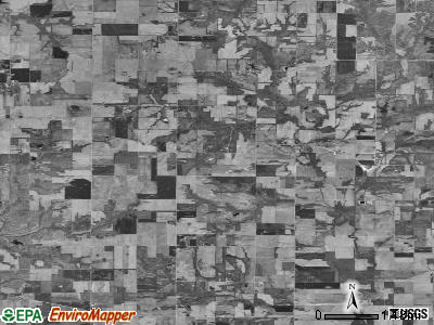 Zip code 62419 satellite photo by USGS