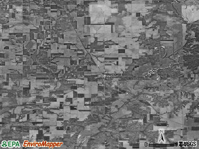 Zip code 62422 satellite photo by USGS