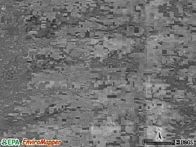 Zip code 62424 satellite photo by USGS