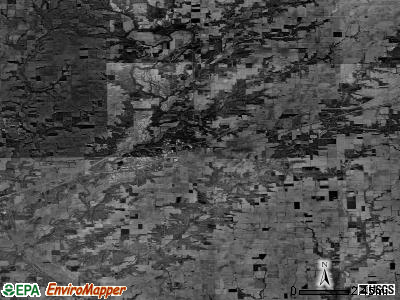 Zip code 62428 satellite photo by USGS