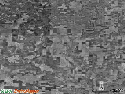 Zip code 62431 satellite photo by USGS