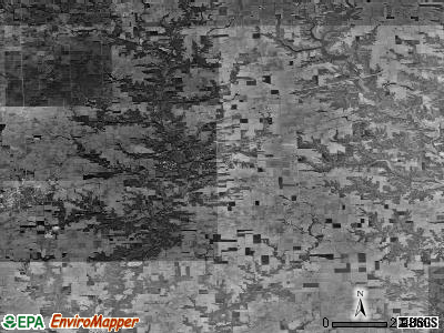 Zip code 62442 satellite photo by USGS