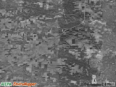Zip code 62443 satellite photo by USGS