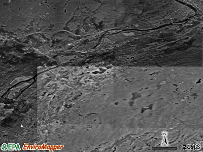 Zip code 07827 satellite photo by USGS