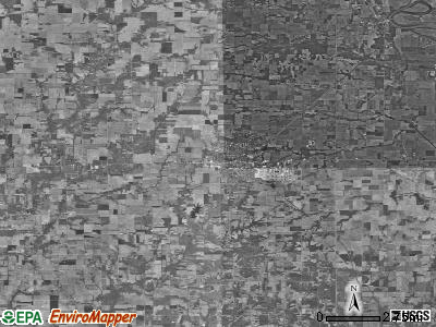 Zip code 62454 satellite photo by USGS