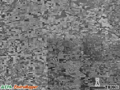 Zip code 62466 satellite photo by USGS