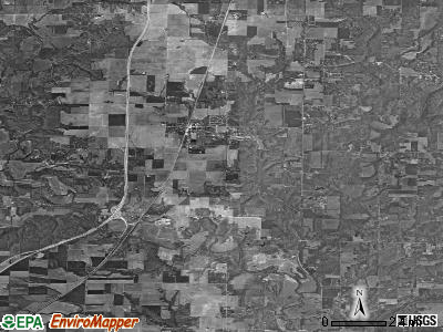 Zip code 62468 satellite photo by USGS