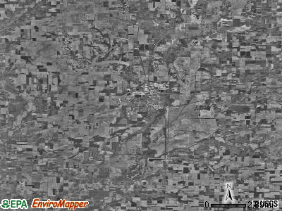 Zip code 62471 satellite photo by USGS