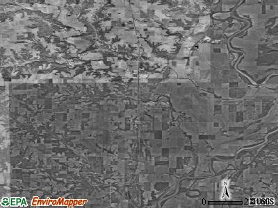 Zip code 62477 satellite photo by USGS