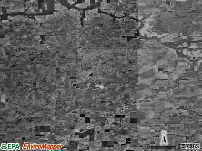 Zip code 62510 satellite photo by USGS