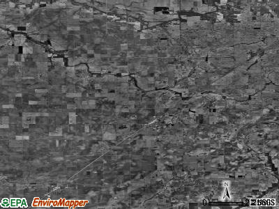 Zip code 62513 satellite photo by USGS