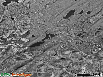 Zip code 07834 satellite photo by USGS