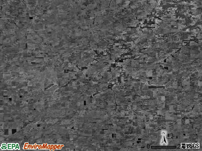 Zip code 62546 satellite photo by USGS