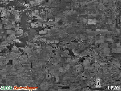 Zip code 62555 satellite photo by USGS