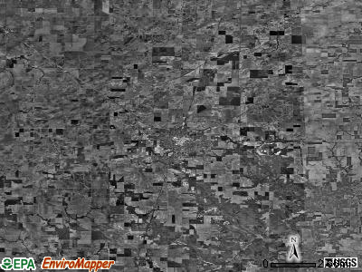 Zip code 62557 satellite photo by USGS
