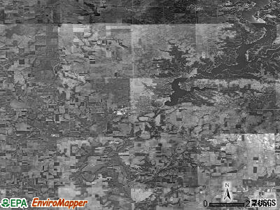 Zip code 62565 satellite photo by USGS
