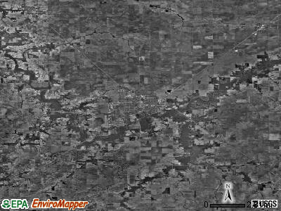 Zip code 62568 satellite photo by USGS