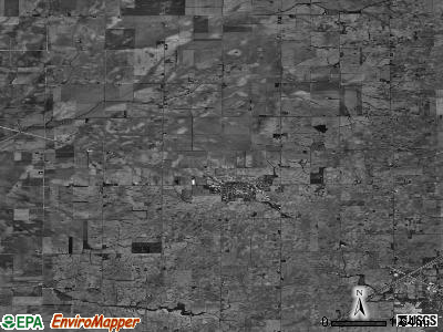 Zip code 62573 satellite photo by USGS