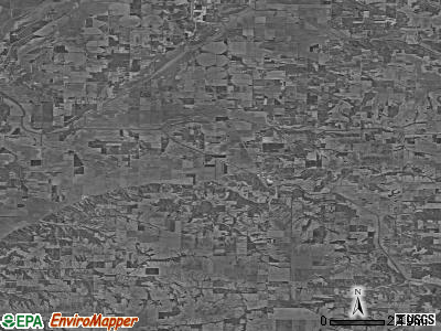 Zip code 62611 satellite photo by USGS