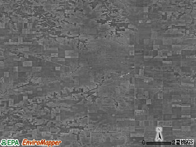 Zip code 62612 satellite photo by USGS