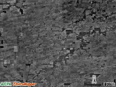 Zip code 62615 satellite photo by USGS