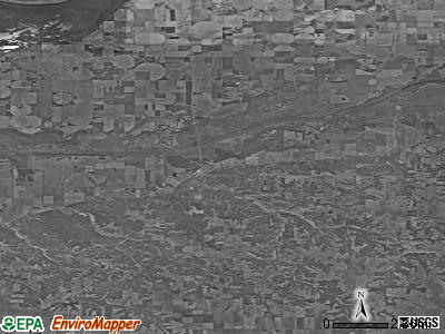Zip code 62627 satellite photo by USGS