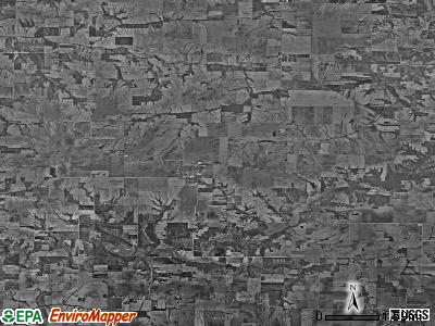 Zip code 62628 satellite photo by USGS