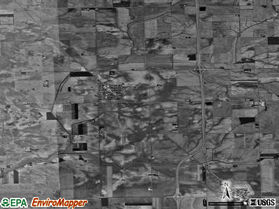 Zip code 62635 satellite photo by USGS