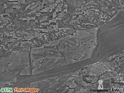 Zip code 62639 satellite photo by USGS