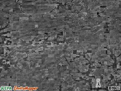 Zip code 62640 satellite photo by USGS