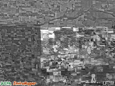 Zip code 62642 satellite photo by USGS