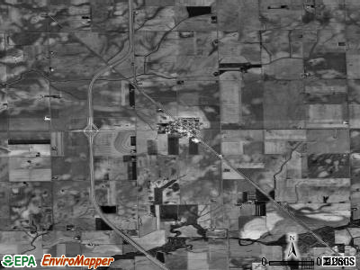 Zip code 62643 satellite photo by USGS