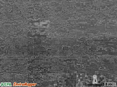 Zip code 62650 satellite photo by USGS