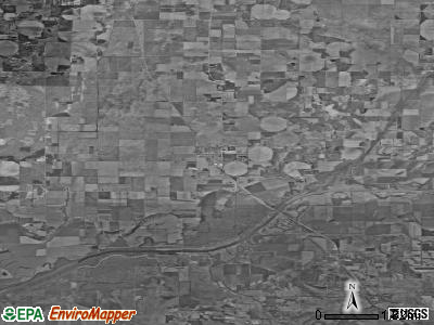 Zip code 62655 satellite photo by USGS