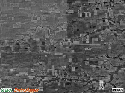Zip code 62670 satellite photo by USGS
