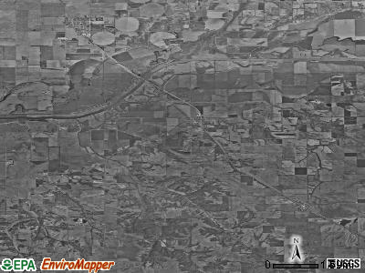Zip code 62673 satellite photo by USGS