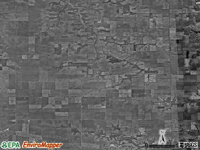 Zip code 62688 satellite photo by USGS