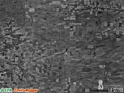 Zip code 62692 satellite photo by USGS