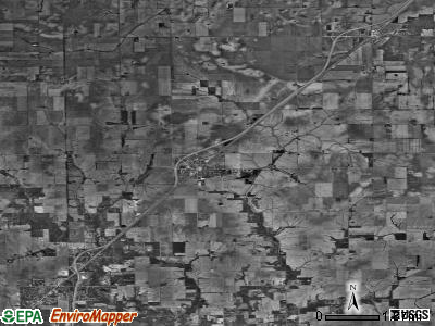 Zip code 62693 satellite photo by USGS
