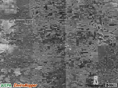 Zip code 62806 satellite photo by USGS