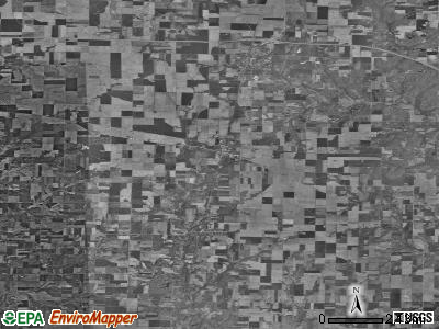 Zip code 62808 satellite photo by USGS