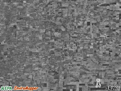 Zip code 62814 satellite photo by USGS
