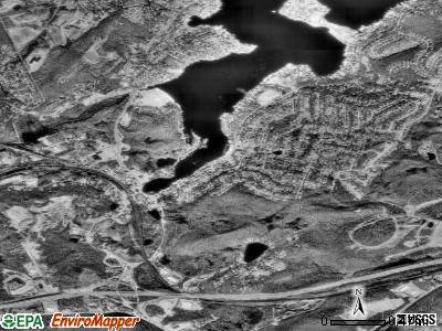 Zip code 07850 satellite photo by USGS