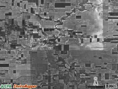 Zip code 62818 satellite photo by USGS