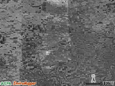 Zip code 62821 satellite photo by USGS