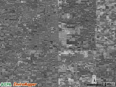 Zip code 62823 satellite photo by USGS