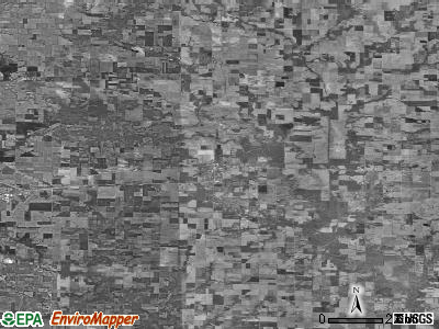 Zip code 62824 satellite photo by USGS