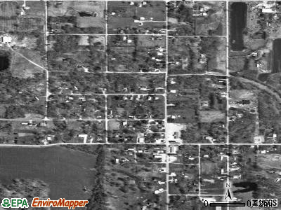 Zip code 62825 satellite photo by USGS