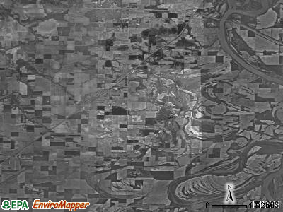 Zip code 62827 satellite photo by USGS