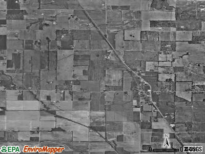 Zip code 62829 satellite photo by USGS
